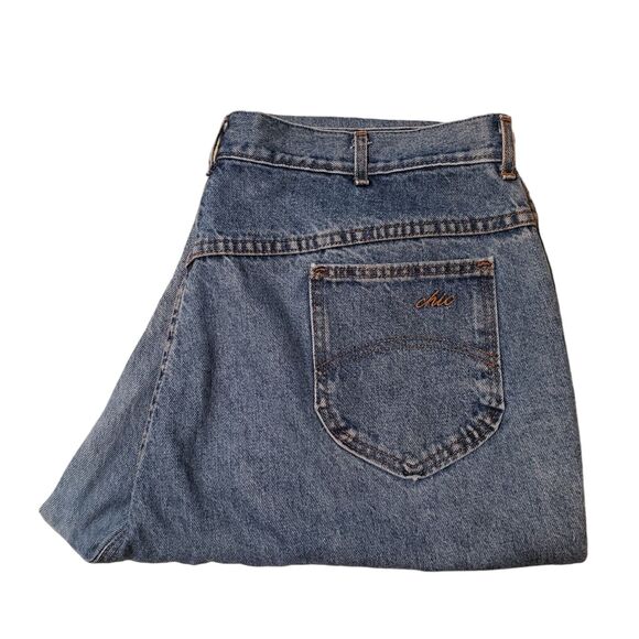 Vintage Chic Jeans 1980s/1990s High Waist Made in the USA Women's 26 WP - Picture 7 of 7